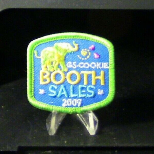 Official Girl Scouts: GS Cookies Booth Sales 2009 Patch