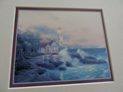 THE LIGHT OF PEACE BY THOMAS KINKADE PRINT 2006  10X8