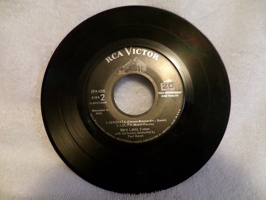 Mario Lanza Presents:Vieni Su Mar/Musica Proibita/Serenata & Lolita Vinyl Record