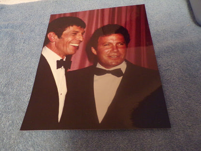 Star Trek Memorabilia:  Portrait with Leonard Nemoy and William Shatner