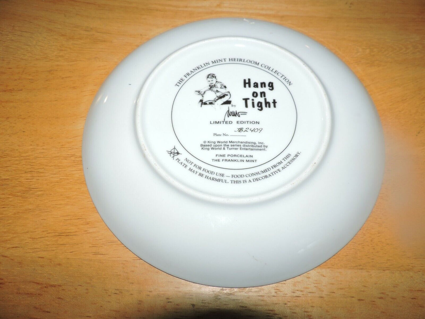 THE FRANKLIN MINT HERLOOM COLECTION:  "HANG ON TIGHT" SPANKY AND DARLA  # JB2409
