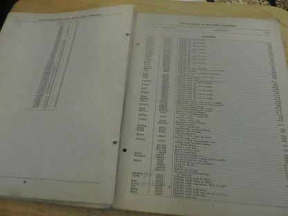 CASE REPAIR PARTS LIST NO. A155: 20 BAR STEEL THRESHER AND THRESHER ATTACHMENTS