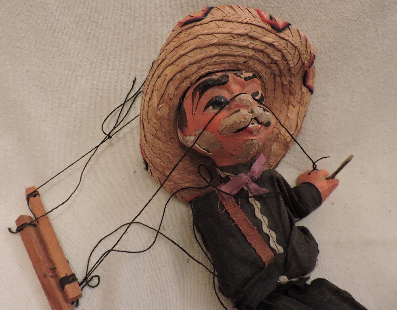 Vintage "Mexican Singer" String Puppet