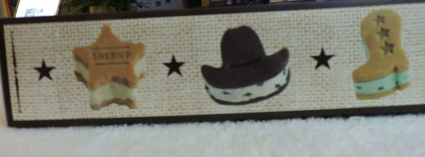WILD WEST ICE CREAM SANDWICH MOLDS  SET OF 3 (NIB)