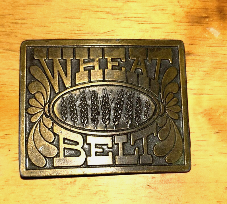 Vintage Reiman Publications "Wheat Belt" Buckle