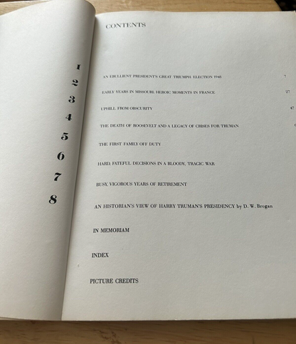 A PICTORIAL BIOGRAPHY HST (HARRY S. TRUMAN) 1973 ( plus  newspaper articles)