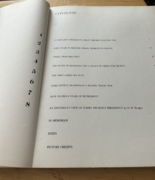 A PICTORIAL BIOGRAPHY HST (HARRY S. TRUMAN) 1973 ( plus  newspaper articles)