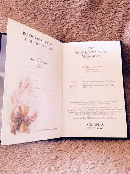 My First Communion MASS BOOK