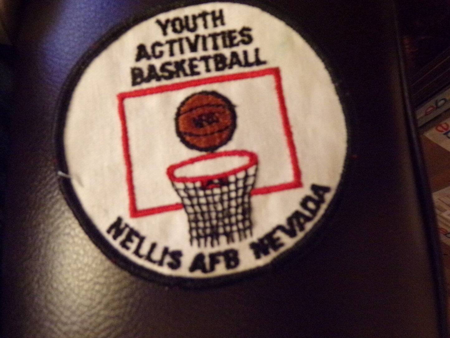 Youth Activities Basketball Nellis AFB Nevada Patch