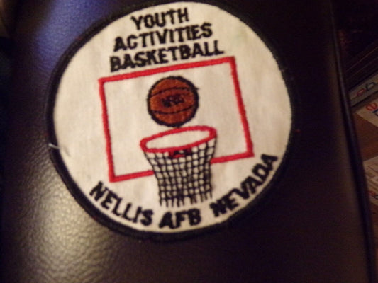 Youth Activities Basketball Nellis AFB Nevada Patch