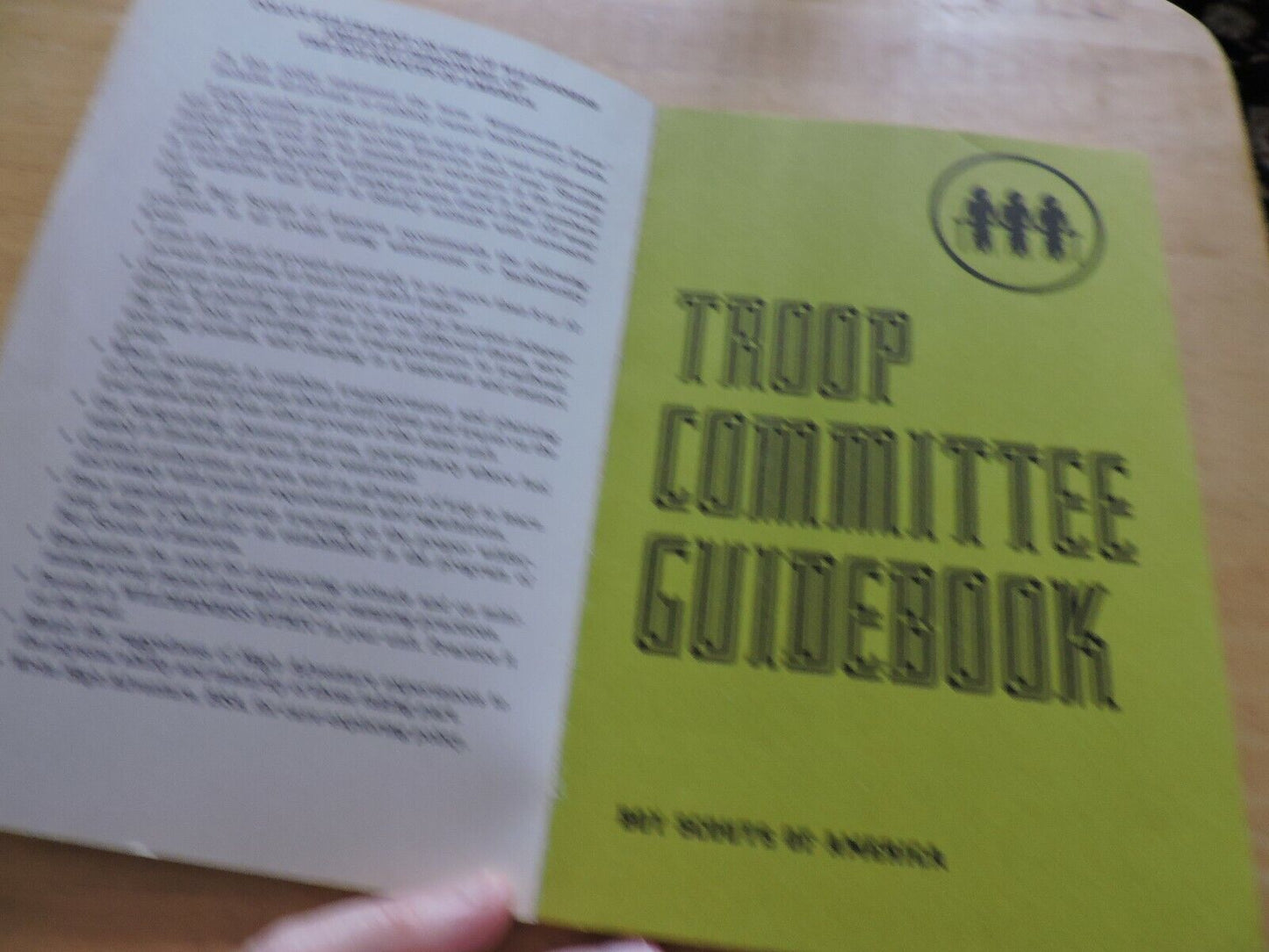 TROOP COMMITTEE GUIDE  BOY SCOUTS OF AMERICA 1984