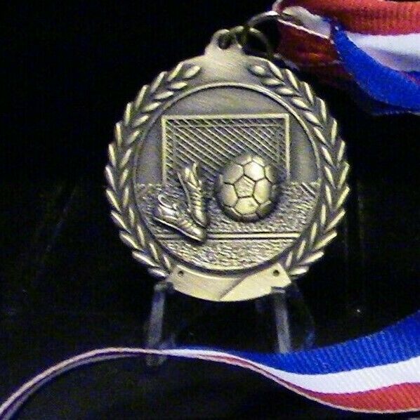 Soccer Medal (Streamwood Tournament, 3rd Place U-10 Boys) With Ribbon