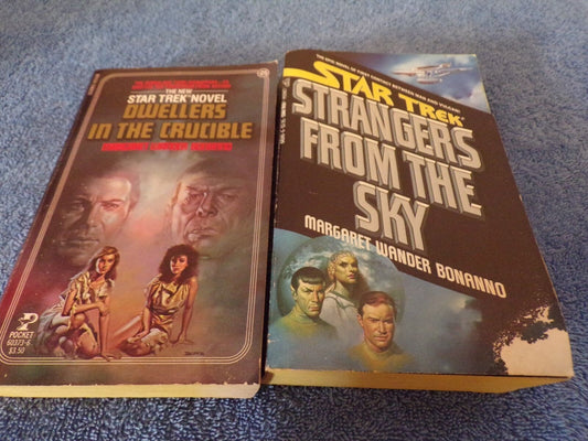 Set of 2 Star Trek Original Series Novels by Margaret Bonanno