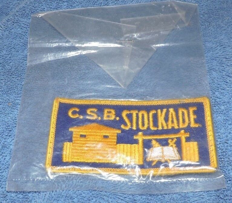 Christian Service Brigade (C.S.B.) Stockade Patch