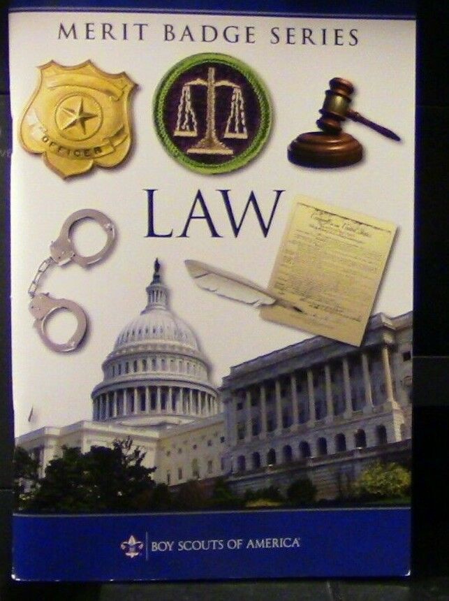 Merit Badge Series "Law" Pamphlet Current Printing