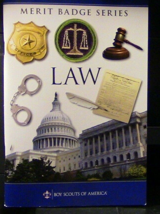 Merit Badge Series "Law" Pamphlet Current Printing