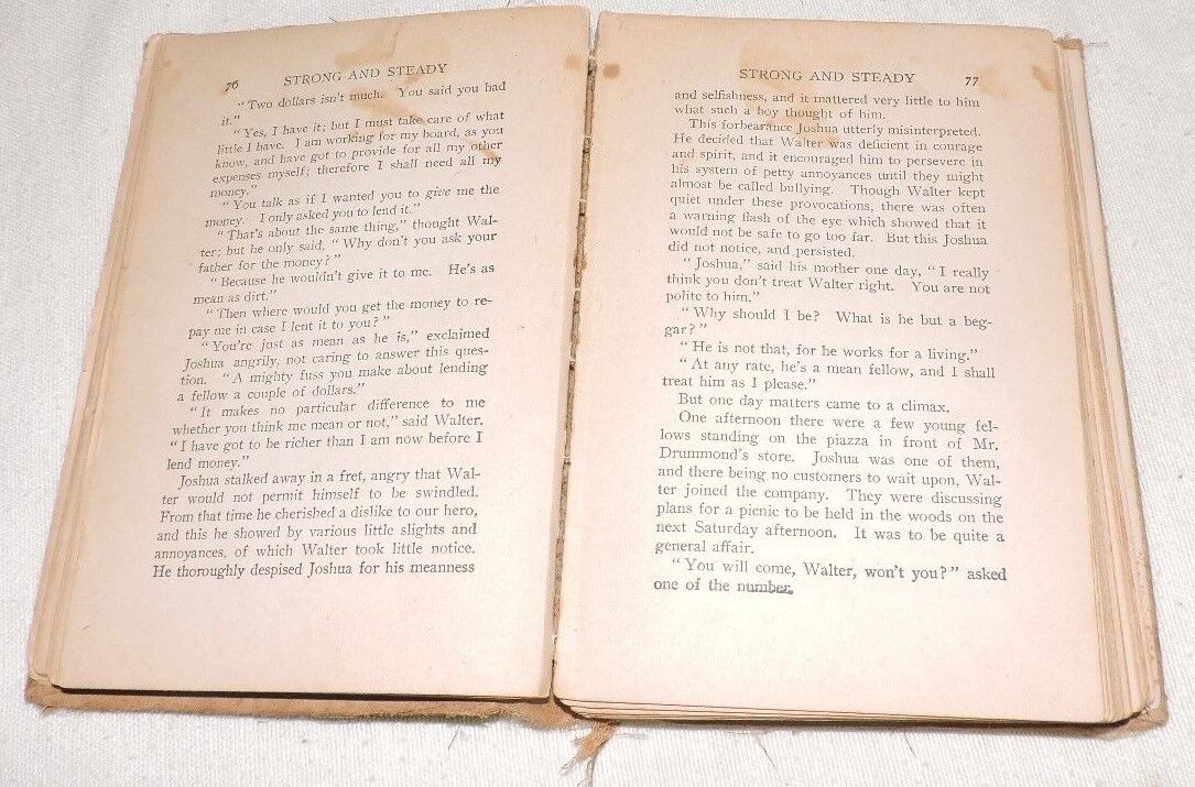 Vintage (1911) Childrens Book: Strong And Steady