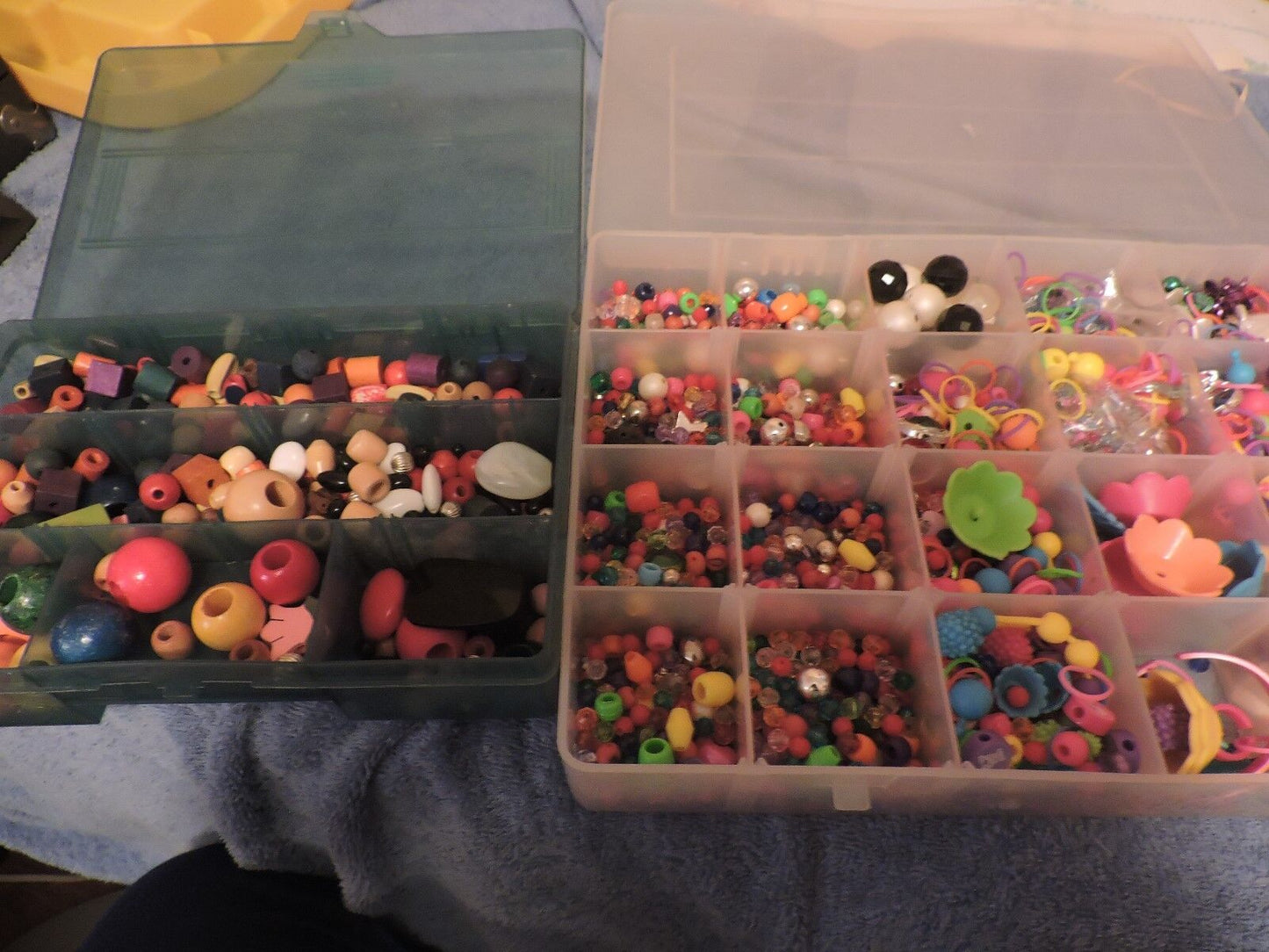 Set of Wooden and Plastic Beads
