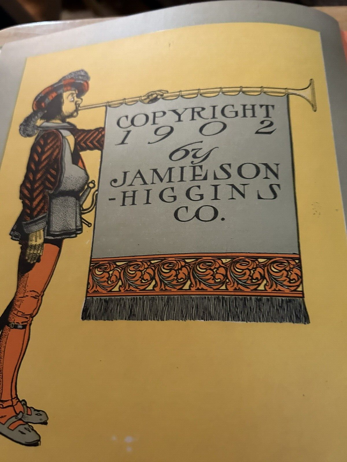 OLD MOTHER HUBARD BOOK DESIGNED BY CHARLES JEROME COSTELLO 1902