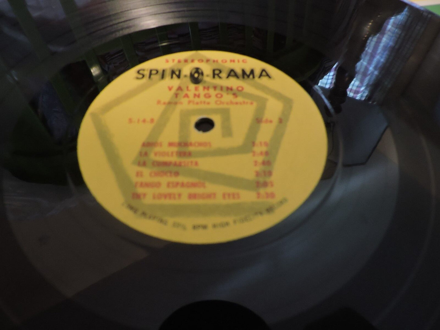 Rudolph ValentinoTangos:   Movement in Sound Album 331/3
