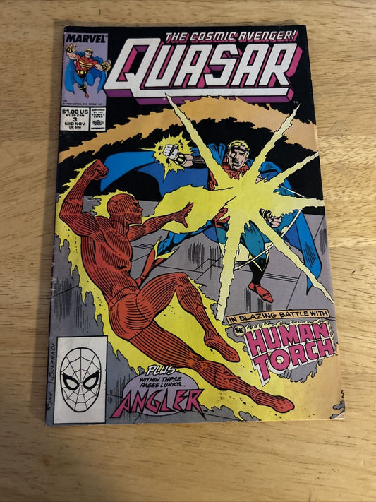 The Cosmic Avenger Quasar In Blazing Battle With the Human Torch, Issue 3