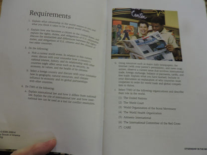 BSA MERIT BADGE SERIES: CITIZENSHIP IN THE WORLD 2013