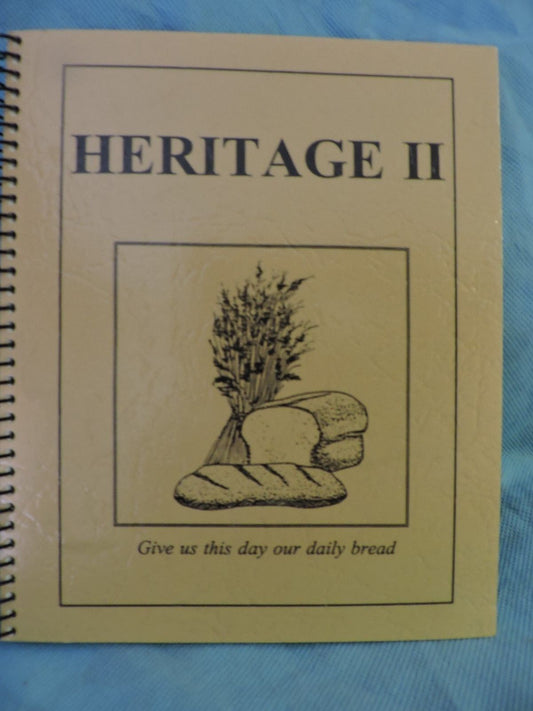 Heritage II Cookbook Spiral Bound