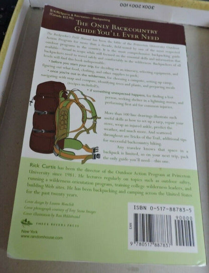 The Backpacker's Field Manual by Rick Curtis (1998, Trade Paperback)