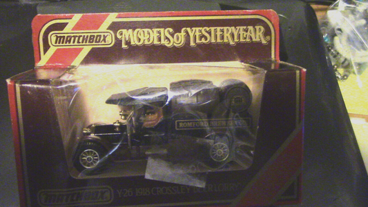 Matchbook Models of Yesterday 1918 Crossley Beer Lorry (Y26)