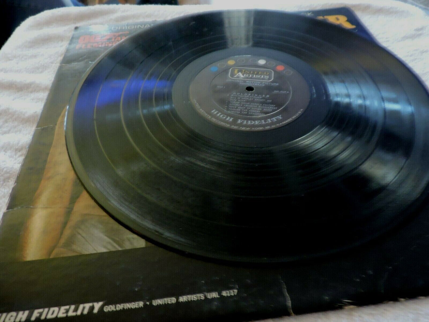 007 IAN FLEMING'S GOLDFINGER ORIGINAL MOTION PICTURE SOUND TRACK