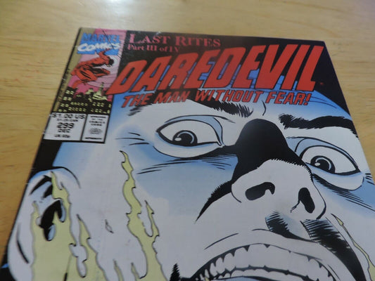 MARVEL DAREDEVIL: THE MAN WITHOUT FEAR, LAST RITES PART III OF IV  #299 DEC 1991