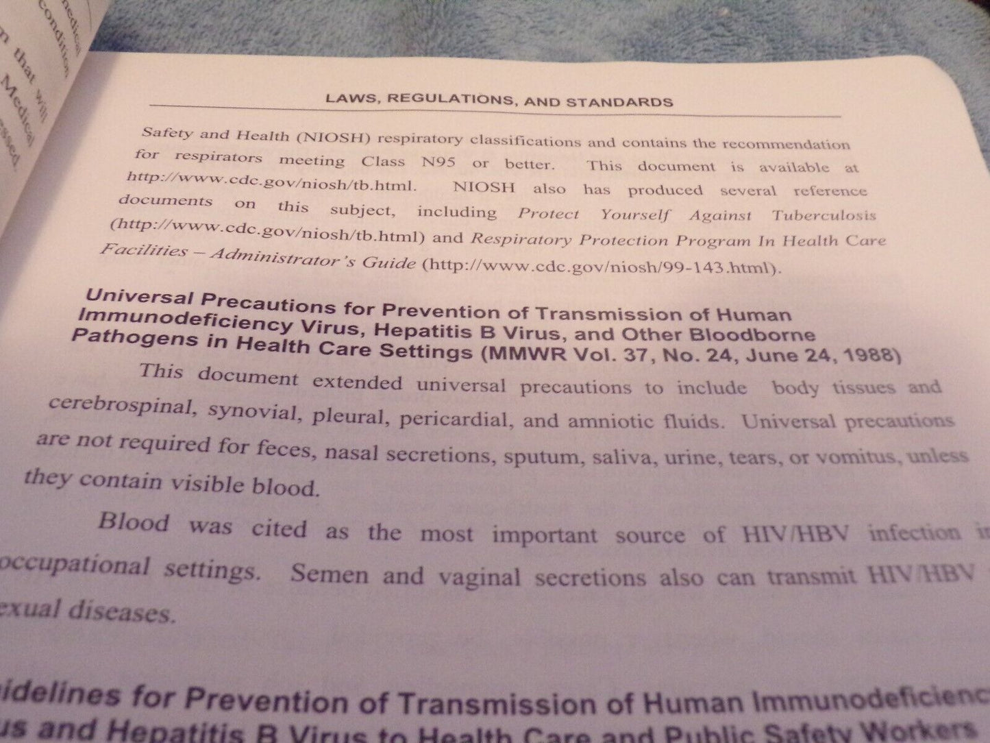 Guide To Managing An Emergency Service Infection Control Program