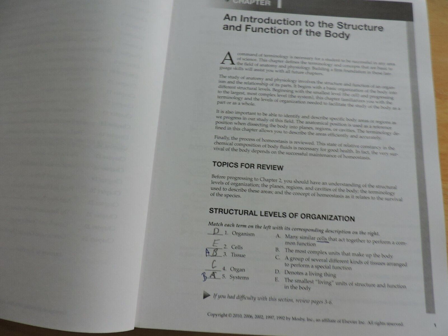 THE HUMAN BODY IN HEALTH & DISEASE 5TH EDITION, 2010