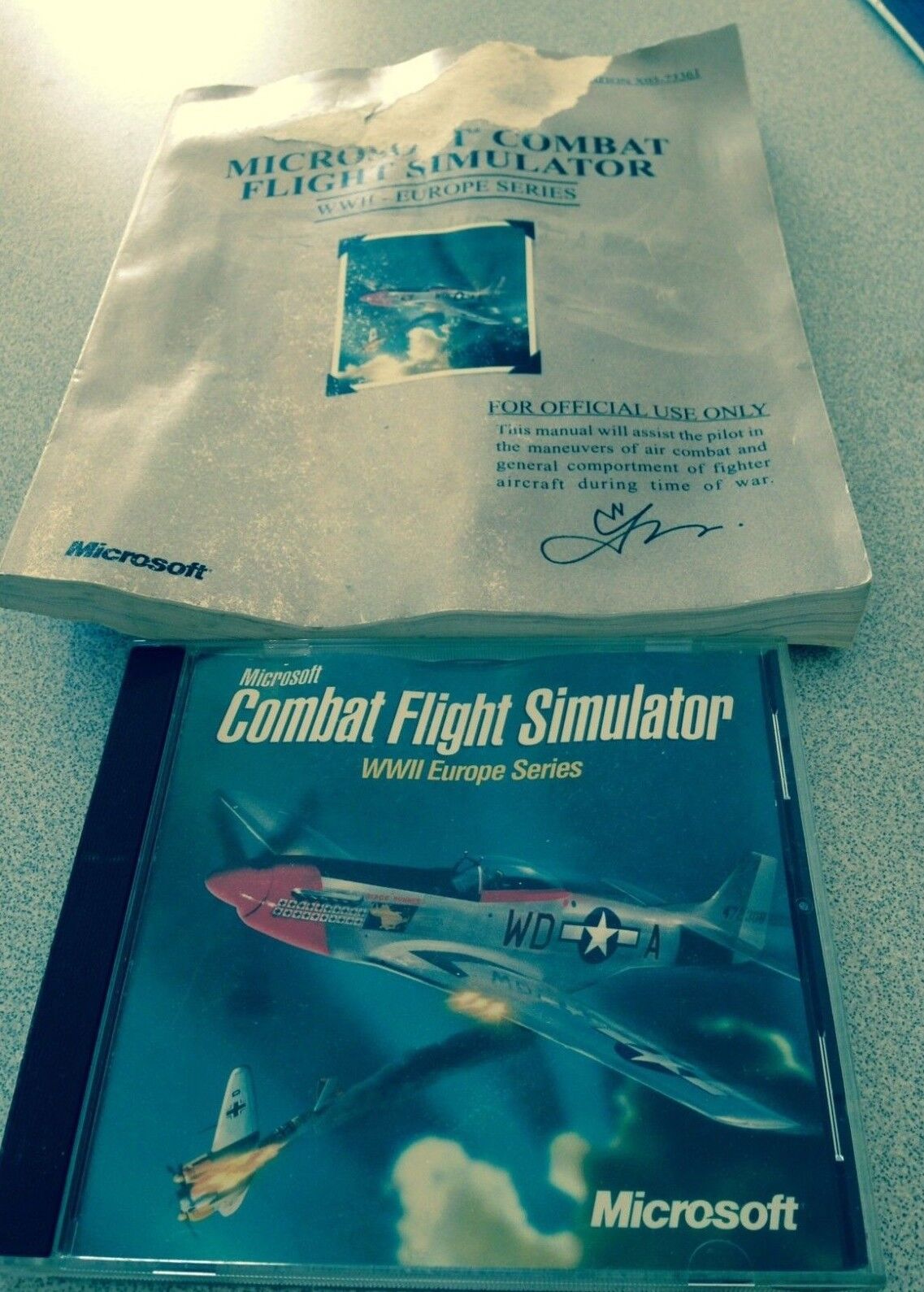 Microsoft Combat Flight Simulator WWII Europe Series Strategy Guide Tricks Tip