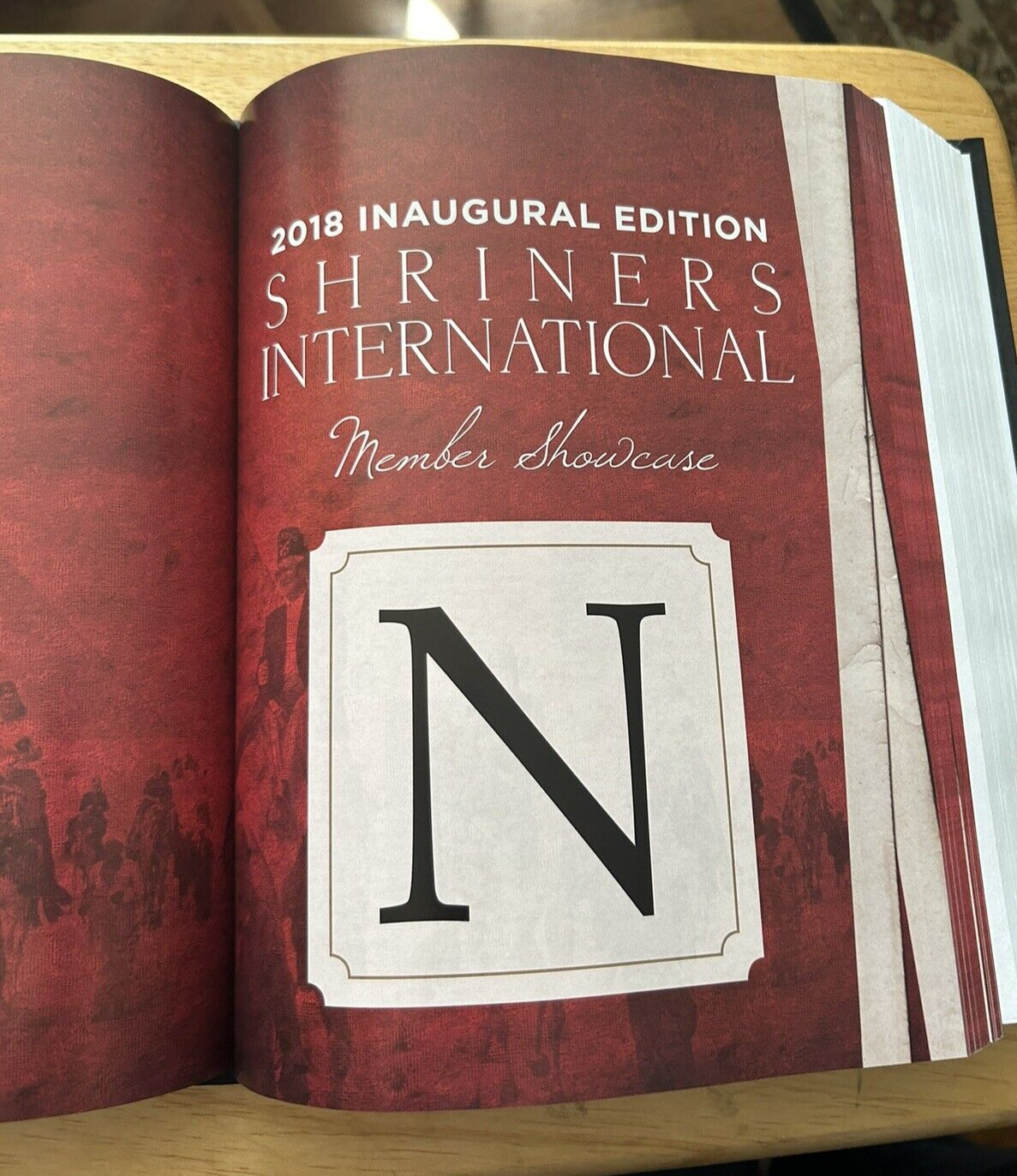 2018 Inaugural Edition Shriners International! Large Hardback Book!