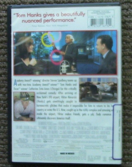 The Terminal (DVD, Tom Hanks, 2004) Catherine Zeta-Jones *LIKE NEW*