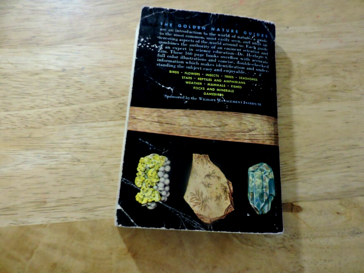 ROCKS AND MINERALS a Golden Nature Guide by Zim and SCHAFFER 1957