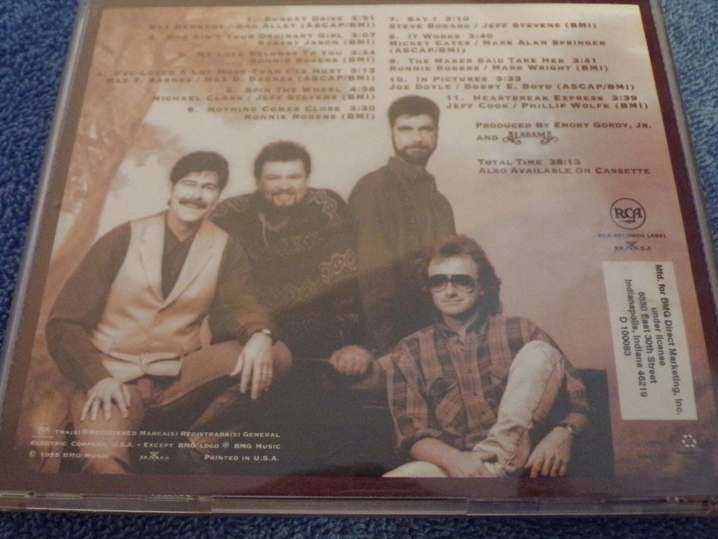 Alabama: "In Pictures" Full-Length Album CD