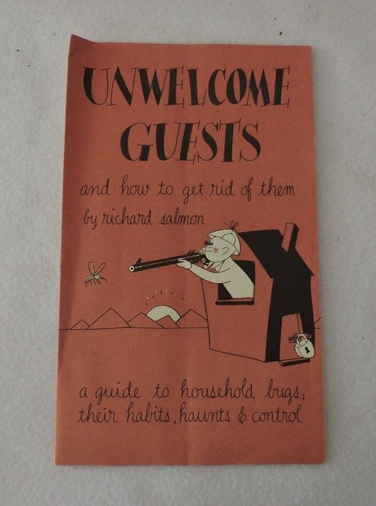 Unwelcome Guests and How To Get Rid of Them by Richard Salmon Vintage Pamphlet