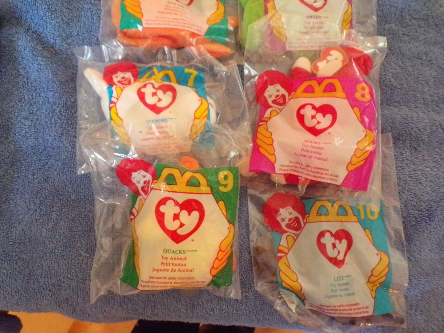 McDonald's Collectable Toys: 1996 Set, #'s 1-10