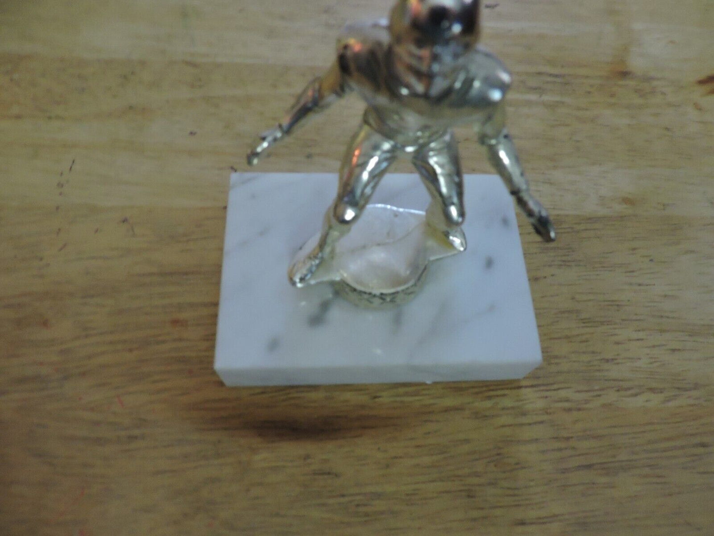 FOOTBALL TROPHY--4..75X3.75X2.75 INCHES
