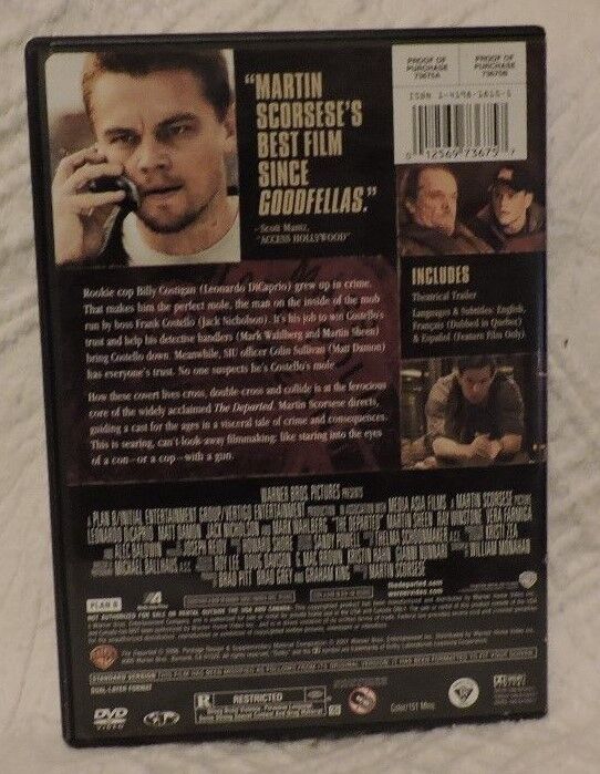 The Departed (DVD, 2007) DVD Movie