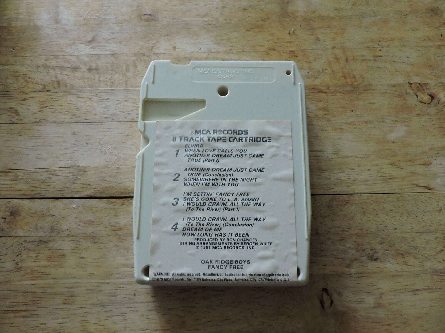 Oak Ridge Boys Fancy Free 8 Track