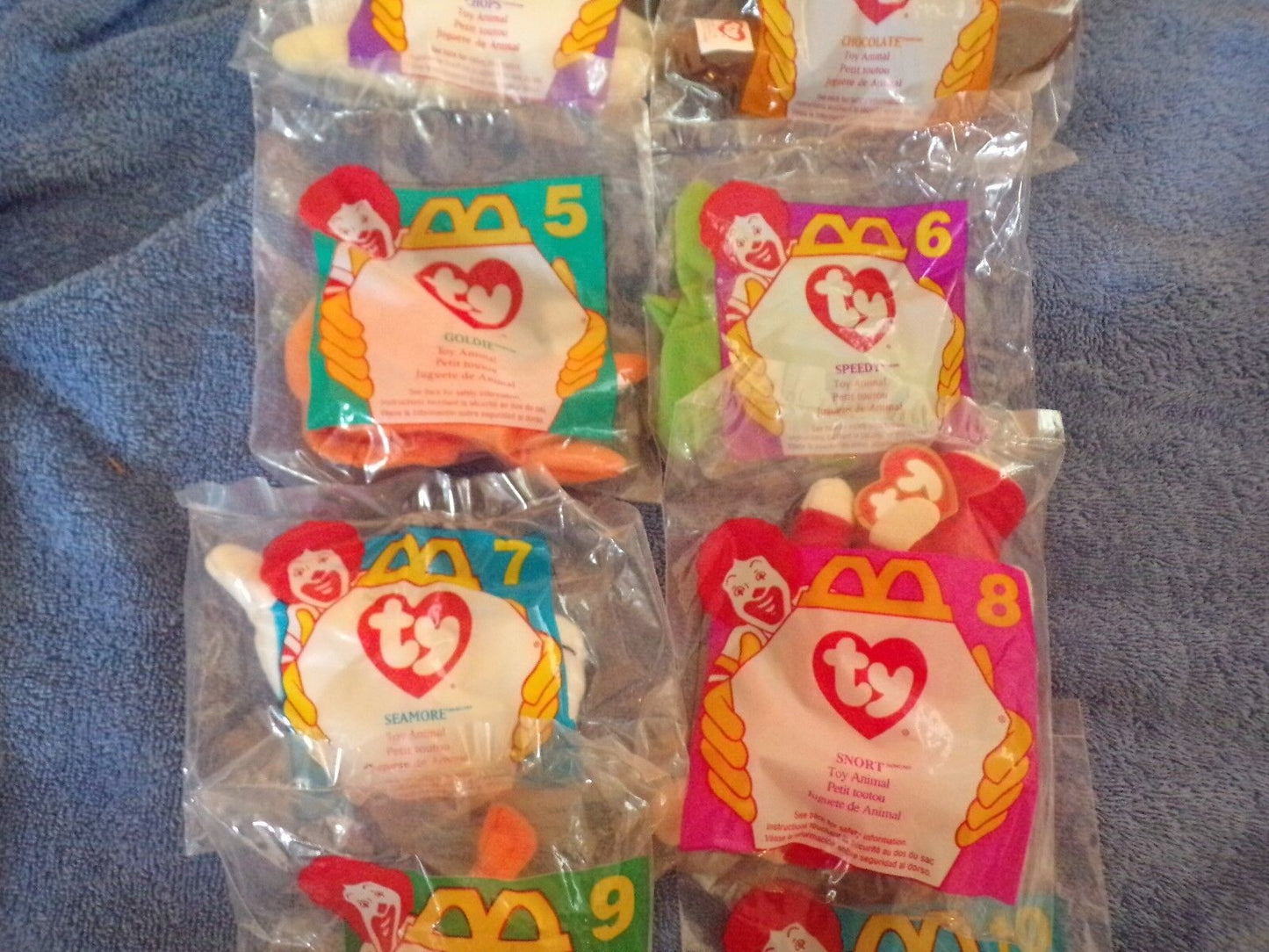 McDonald's Collectable Toys: 1996 Set, #'s 1-10