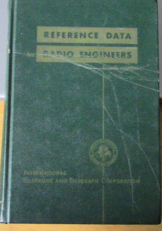 VINTAGE REFERENCE DATA RADIO ENGINEERS HANDBOOK- (1960 COPYRIGHT)
