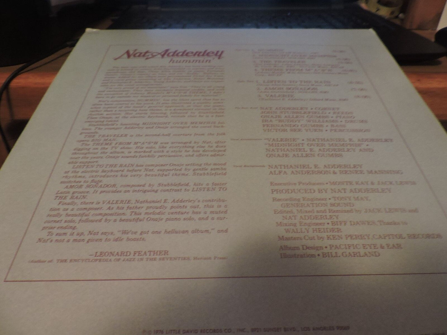 Hummin' [LP] by Nat Adderley (Vinyl, Collectables Records)