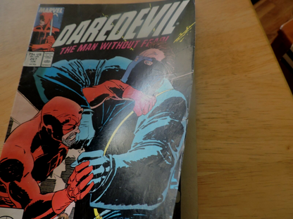 : DAREDEVIL THE MAN WITHOUT FEAR JUNE 1989  #267