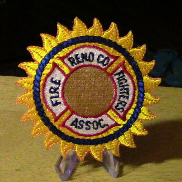 Fire Patch: Reno Co Kansas Fire Fighters Association Patch