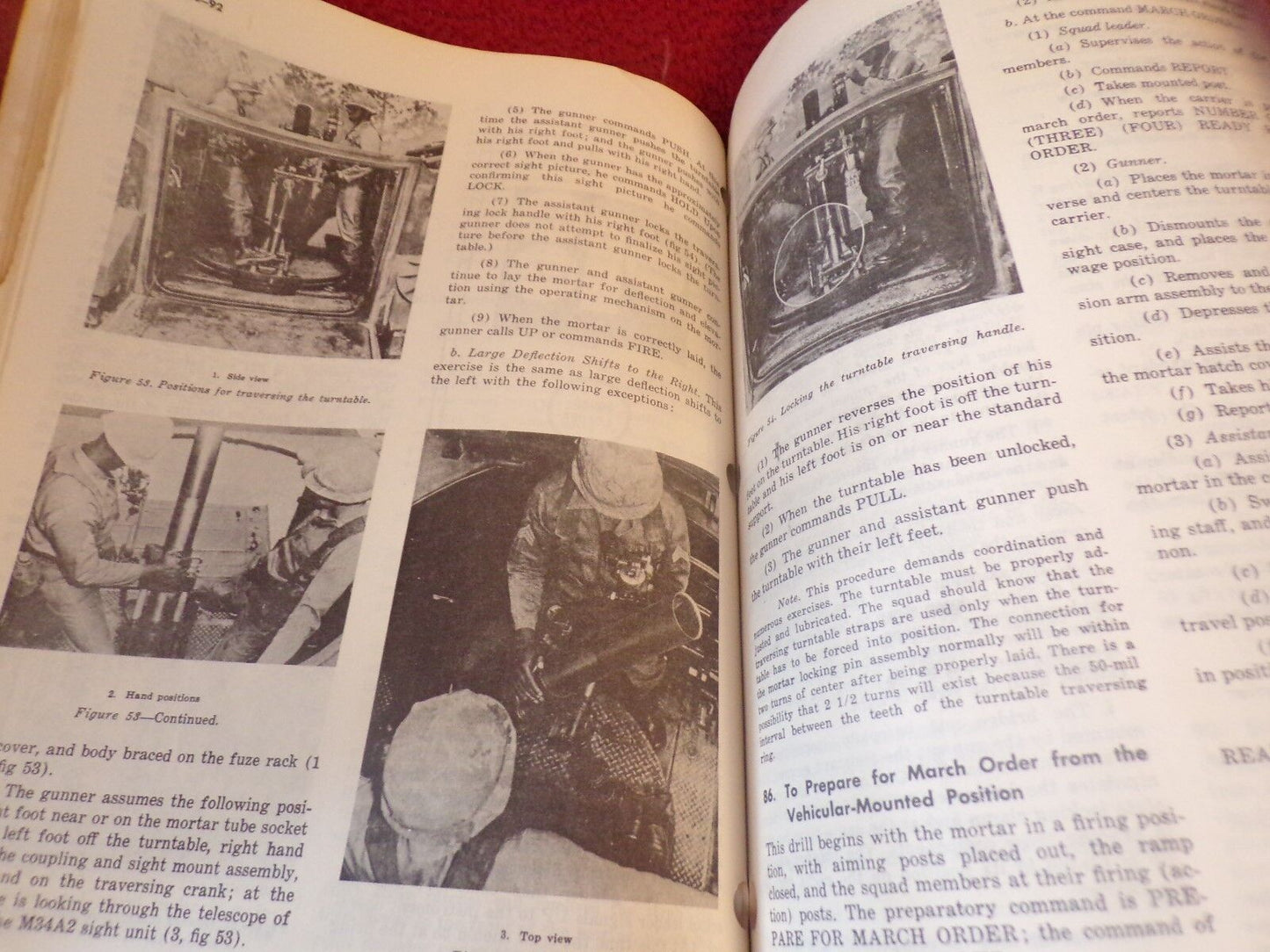Vintage (1970) Army Field Manual: 4.2 Inch Mortar, M30 Training Manual