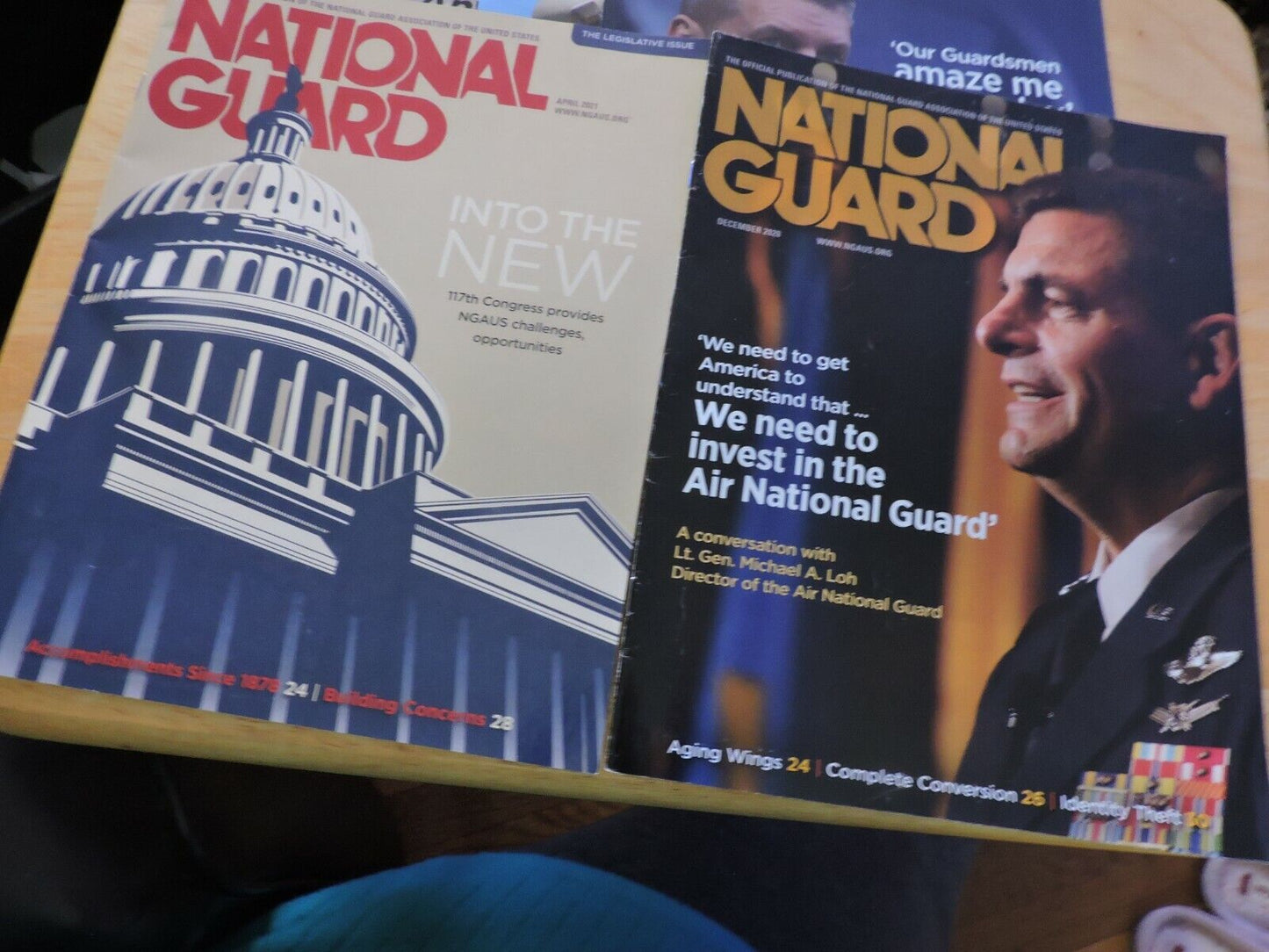 LOT OF 10 NATIONAL GUARD MAGAZINES 2020/2021